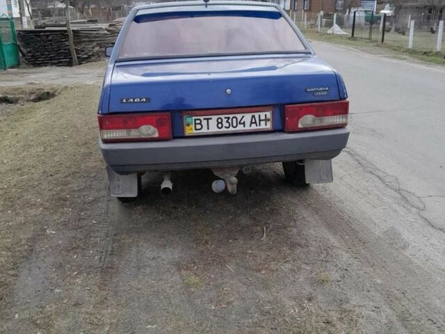 Синій ВАЗ 21099, об'ємом двигуна 1.6 л та пробігом 202 тис. км за 1500 $, фото 2 на Automoto.ua