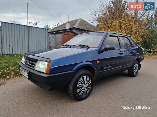 Синій ВАЗ 21099, об'ємом двигуна 1.5 л та пробігом 173 тис. км за 1590 $, фото 14 на Automoto.ua