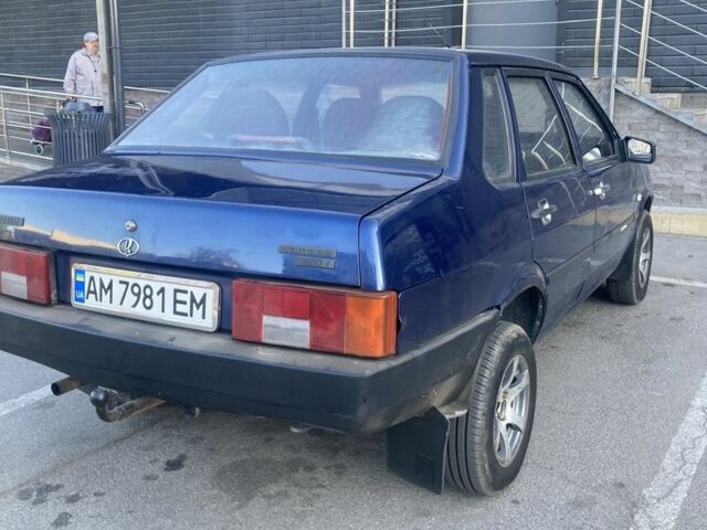 Синий ВАЗ 21099, объемом двигателя 1.5 л и пробегом 3 тыс. км за 1500 $, фото 1 на Automoto.ua