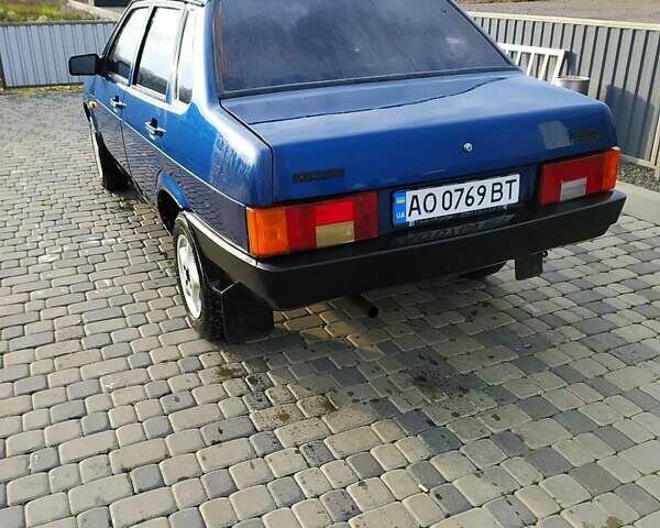 Синий ВАЗ 21099, объемом двигателя 1.5 л и пробегом 255 тыс. км за 1900 $, фото 1 на Automoto.ua