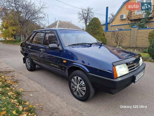 Синій ВАЗ 21099, об'ємом двигуна 1.5 л та пробігом 173 тис. км за 1590 $, фото 1 на Automoto.ua