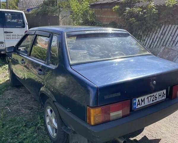 Синий ВАЗ 21099, объемом двигателя 1.5 л и пробегом 164 тыс. км за 1456 $, фото 3 на Automoto.ua