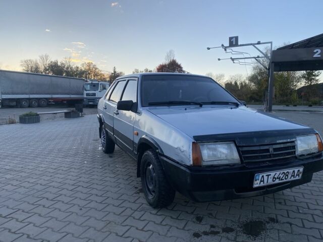 Синий ВАЗ 21099, объемом двигателя 1.5 л и пробегом 35 тыс. км за 1300 $, фото 3 на Automoto.ua