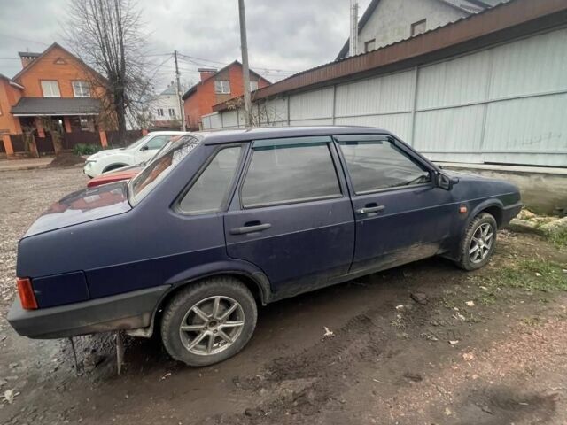 Синий ВАЗ 21099, объемом двигателя 1.5 л и пробегом 250 тыс. км за 1200 $, фото 4 на Automoto.ua