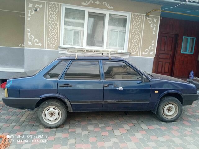 Синий ВАЗ 21099, объемом двигателя 1.5 л и пробегом 102 тыс. км за 600 $, фото 2 на Automoto.ua