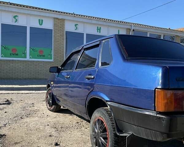 Синий ВАЗ 21099, объемом двигателя 1.5 л и пробегом 160 тыс. км за 1400 $, фото 5 на Automoto.ua