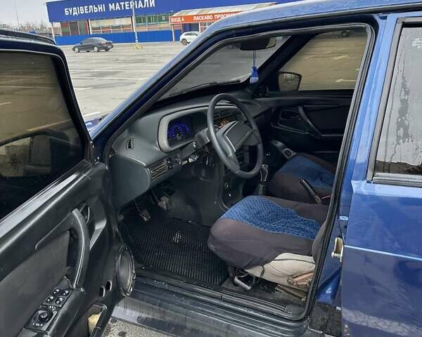 Синий ВАЗ 21099, объемом двигателя 1.6 л и пробегом 117 тыс. км за 1900 $, фото 7 на Automoto.ua