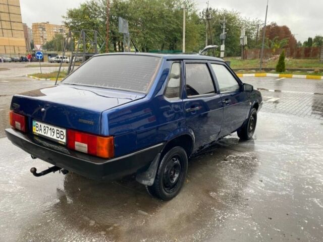 Синий ВАЗ 21099, объемом двигателя 0 л и пробегом 270 тыс. км за 1000 $, фото 2 на Automoto.ua