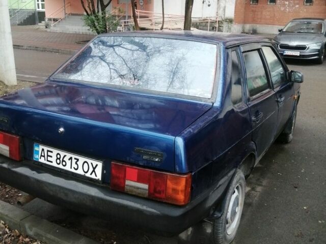 Синий ВАЗ 21099, объемом двигателя 1.5 л и пробегом 191 тыс. км за 1002 $, фото 1 на Automoto.ua