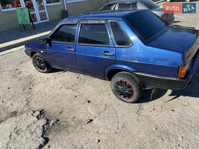 Синий ВАЗ 21099, объемом двигателя 1.5 л и пробегом 160 тыс. км за 1400 $, фото 6 на Automoto.ua
