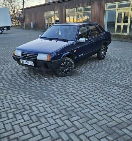 Синий ВАЗ 21099, объемом двигателя 1.5 л и пробегом 180 тыс. км за 1250 $, фото 2 на Automoto.ua
