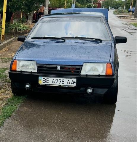 Синий ВАЗ 21099, объемом двигателя 1.5 л и пробегом 2 тыс. км за 1850 $, фото 7 на Automoto.ua