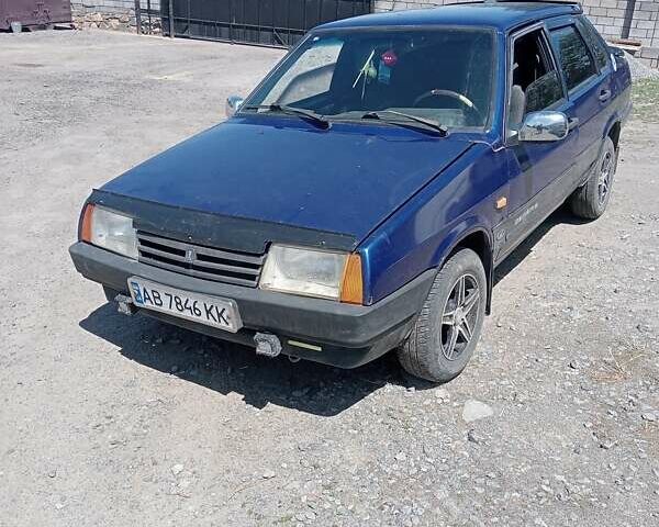 Синий ВАЗ 21099, объемом двигателя 1.5 л и пробегом 280 тыс. км за 1300 $, фото 4 на Automoto.ua