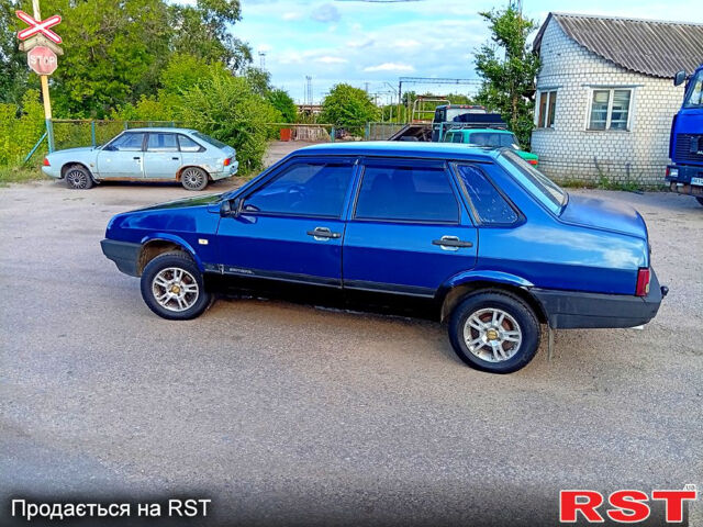 Синий ВАЗ 21099, объемом двигателя 1.5 л и пробегом 289 тыс. км за 950 $, фото 3 на Automoto.ua