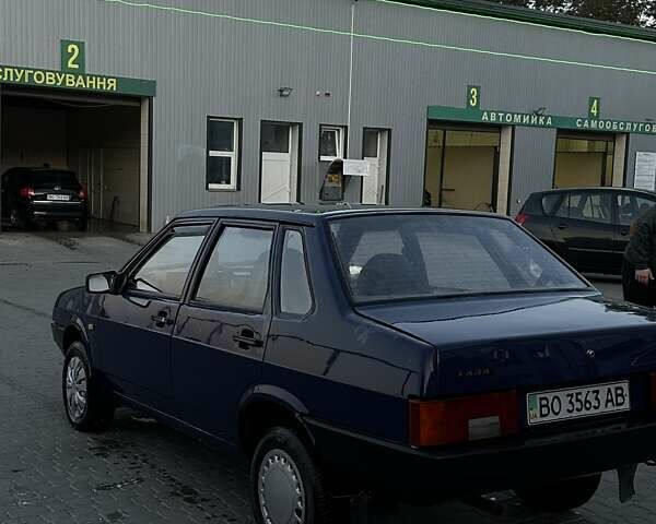 Синий ВАЗ 21099, объемом двигателя 1.5 л и пробегом 134 тыс. км за 1550 $, фото 4 на Automoto.ua