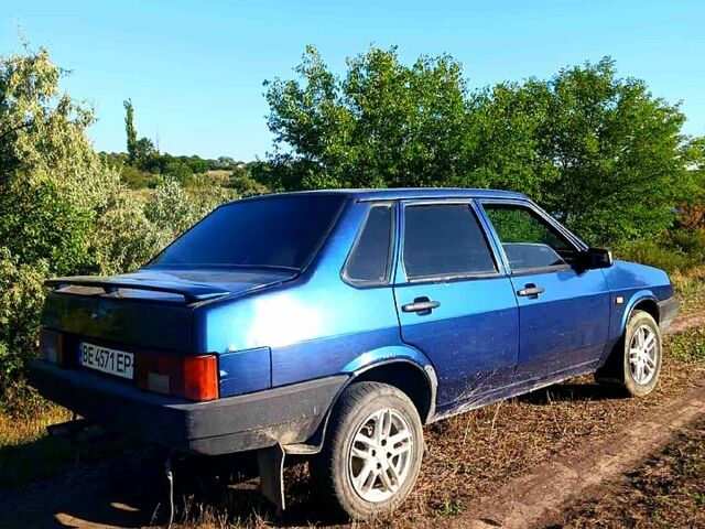 Синий ВАЗ 21099, объемом двигателя 1.5 л и пробегом 0 тыс. км за 1400 $, фото 2 на Automoto.ua