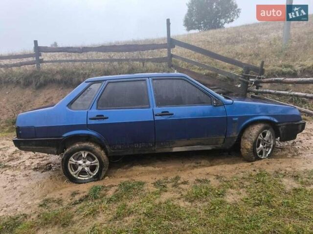 Синий ВАЗ 21099, объемом двигателя 1 л и пробегом 300 тыс. км за 1400 $, фото 7 на Automoto.ua