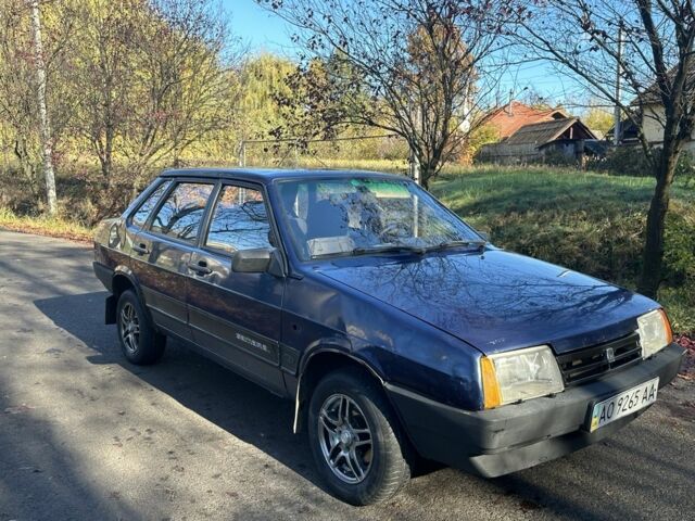Синій ВАЗ 21099, об'ємом двигуна 1.6 л та пробігом 228 тис. км за 1150 $, фото 1 на Automoto.ua