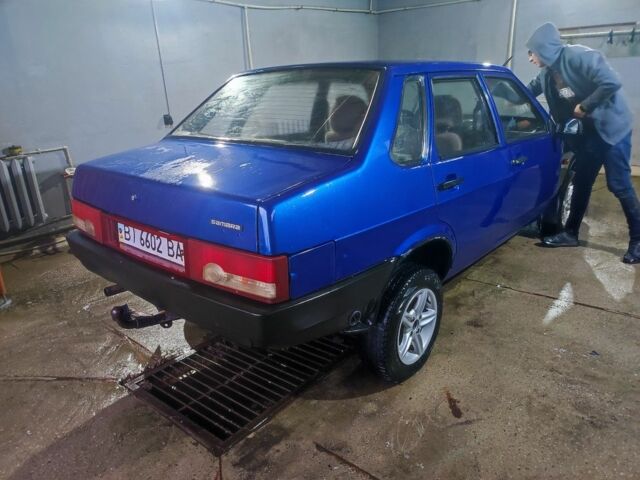 Синий ВАЗ 21099, объемом двигателя 0 л и пробегом 100 тыс. км за 1500 $, фото 2 на Automoto.ua