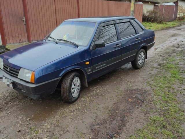 Синій ВАЗ 21099, об'ємом двигуна 1.6 л та пробігом 124 тис. км за 1302 $, фото 2 на Automoto.ua