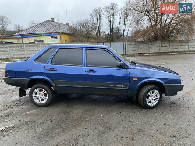 Синий ВАЗ 21099, объемом двигателя 1.6 л и пробегом 200 тыс. км за 1950 $, фото 3 на Automoto.ua