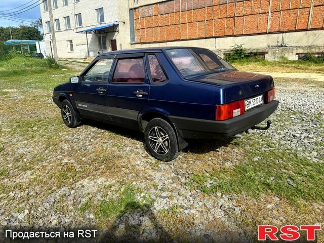 Синий ВАЗ 21099, объемом двигателя 1.5 л и пробегом 216 тыс. км за 950 $, фото 4 на Automoto.ua