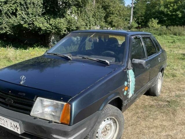 Синий ВАЗ 21099, объемом двигателя 1.5 л и пробегом 236 тыс. км за 850 $, фото 1 на Automoto.ua