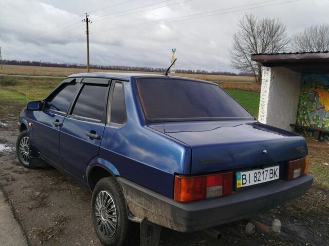 Синій ВАЗ 21099, об'ємом двигуна 1.5 л та пробігом 250 тис. км за 1650 $, фото 1 на Automoto.ua