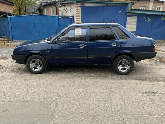 Синий ВАЗ 21099, объемом двигателя 1.5 л и пробегом 150 тыс. км за 2400 $, фото 4 на Automoto.ua