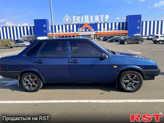 Синий ВАЗ 21099, объемом двигателя 1.5 л и пробегом 219 тыс. км за 2200 $, фото 1 на Automoto.ua