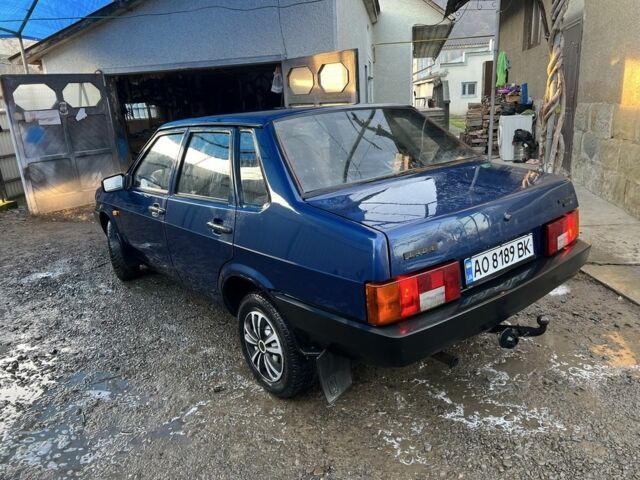 Синій ВАЗ 21099, об'ємом двигуна 1.5 л та пробігом 120 тис. км за 1100 $, фото 4 на Automoto.ua