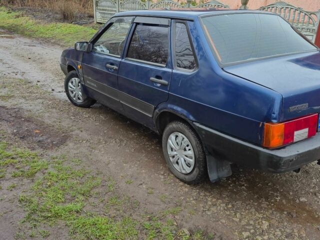 Синій ВАЗ 21099, об'ємом двигуна 1.6 л та пробігом 124 тис. км за 1302 $, фото 3 на Automoto.ua