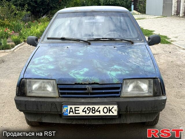 Синий ВАЗ 21099, объемом двигателя 1.5 л и пробегом 555 тыс. км за 750 $, фото 1 на Automoto.ua