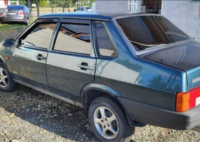 Синий ВАЗ 21099, объемом двигателя 1.5 л и пробегом 152 тыс. км за 1100 $, фото 1 на Automoto.ua