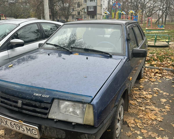 Синий ВАЗ 21099, объемом двигателя 1.5 л и пробегом 222 тыс. км за 1600 $, фото 1 на Automoto.ua