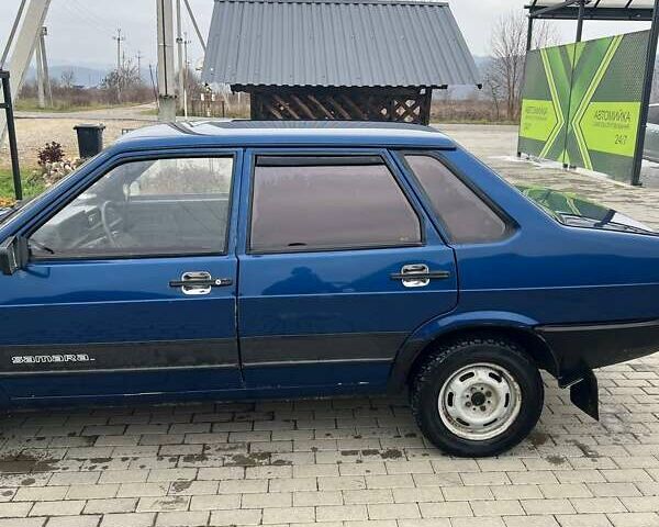 Синий ВАЗ 21099, объемом двигателя 1.5 л и пробегом 83 тыс. км за 1599 $, фото 2 на Automoto.ua