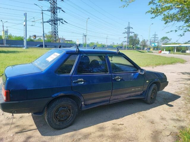 Синий ВАЗ 21099, объемом двигателя 1.5 л и пробегом 185 тыс. км за 1300 $, фото 3 на Automoto.ua