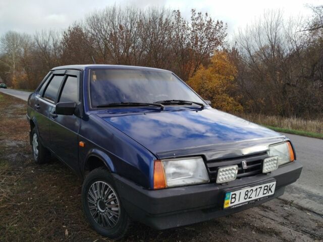 Синій ВАЗ 21099, об'ємом двигуна 1.5 л та пробігом 250 тис. км за 1650 $, фото 2 на Automoto.ua