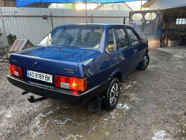 Синій ВАЗ 21099, об'ємом двигуна 1.5 л та пробігом 120 тис. км за 1100 $, фото 3 на Automoto.ua