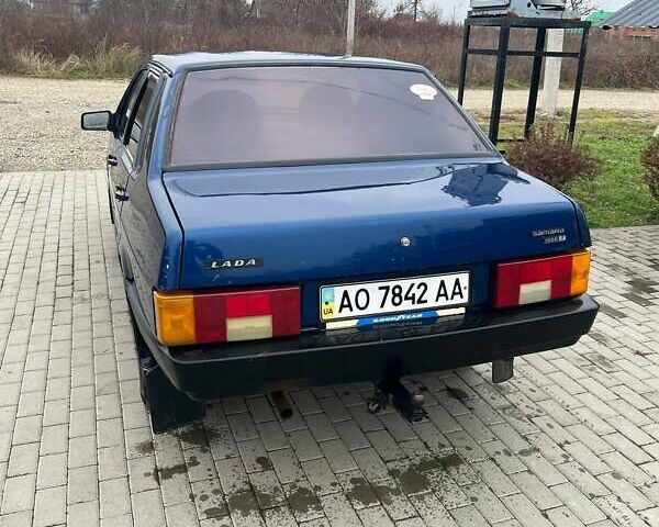 Синий ВАЗ 21099, объемом двигателя 1.5 л и пробегом 83 тыс. км за 1599 $, фото 3 на Automoto.ua