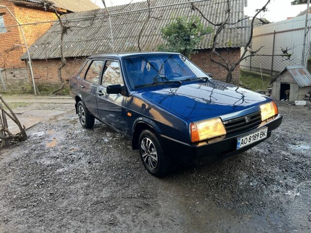 Синій ВАЗ 21099, об'ємом двигуна 1.5 л та пробігом 120 тис. км за 1100 $, фото 6 на Automoto.ua