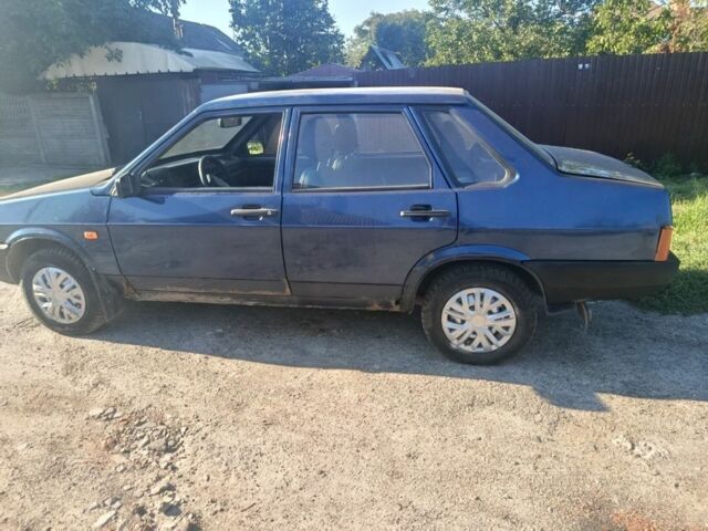 Синий ВАЗ 21099, объемом двигателя 1.5 л и пробегом 100 тыс. км за 1200 $, фото 7 на Automoto.ua