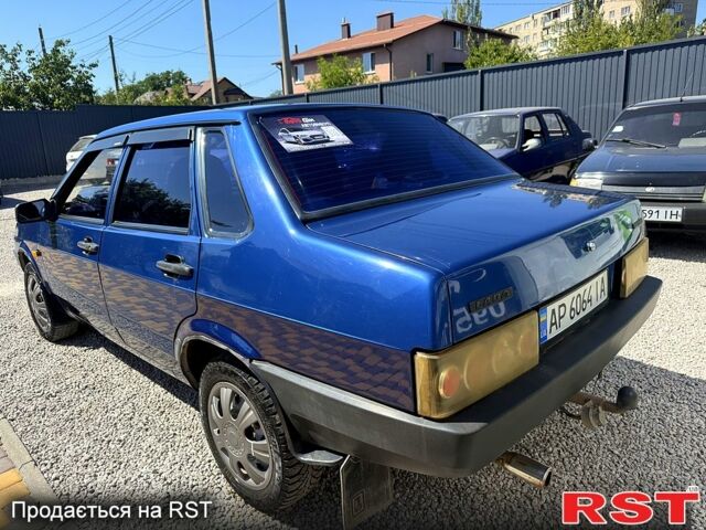 Синій ВАЗ 21099, об'ємом двигуна 1.5 л та пробігом 197 тис. км за 1600 $, фото 4 на Automoto.ua