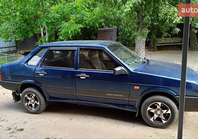 Синий ВАЗ 21099, объемом двигателя 1.5 л и пробегом 240 тыс. км за 1500 $, фото 12 на Automoto.ua
