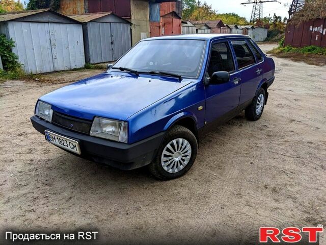 Синий ВАЗ 21099, объемом двигателя 1.5 л и пробегом 210 тыс. км за 1200 $, фото 3 на Automoto.ua
