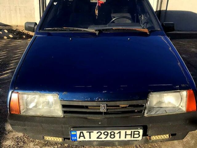 Синий ВАЗ 21099, объемом двигателя 1.5 л и пробегом 225 тыс. км за 1550 $, фото 1 на Automoto.ua