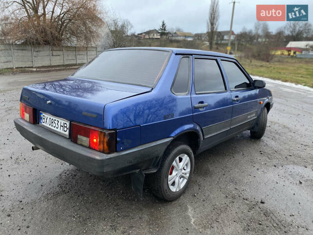 Синий ВАЗ 21099, объемом двигателя 1.6 л и пробегом 200 тыс. км за 1950 $, фото 4 на Automoto.ua
