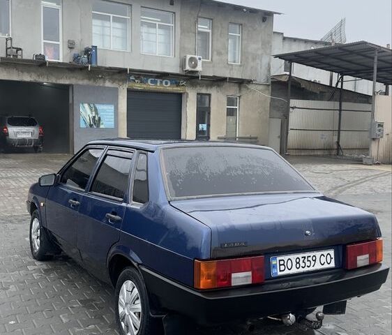 Синий ВАЗ 21099, объемом двигателя 1.5 л и пробегом 138 тыс. км за 1250 $, фото 4 на Automoto.ua