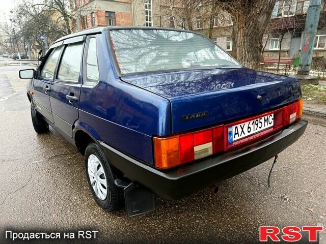 Синий ВАЗ 21099, объемом двигателя 1.5 л и пробегом 200 тыс. км за 1150 $, фото 1 на Automoto.ua
