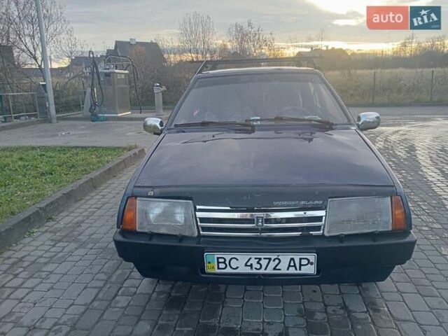 Синий ВАЗ 21099, объемом двигателя 1.5 л и пробегом 185 тыс. км за 990 $, фото 1 на Automoto.ua